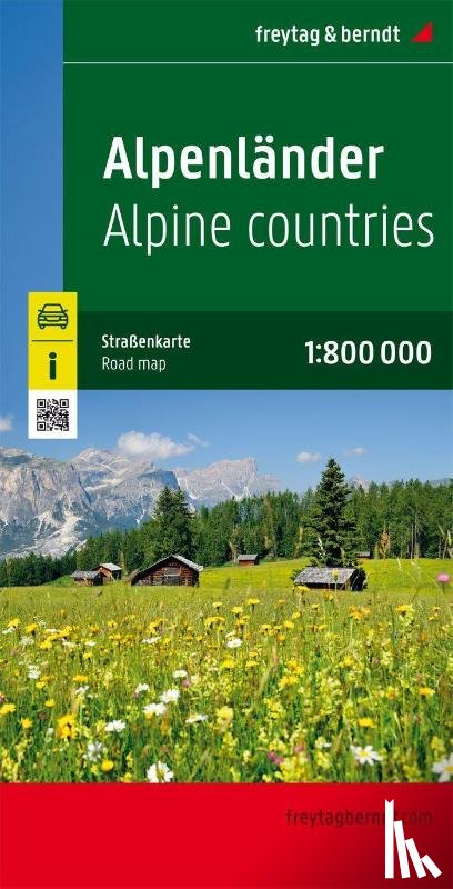  - Alpine Countries Road and Leisure Map