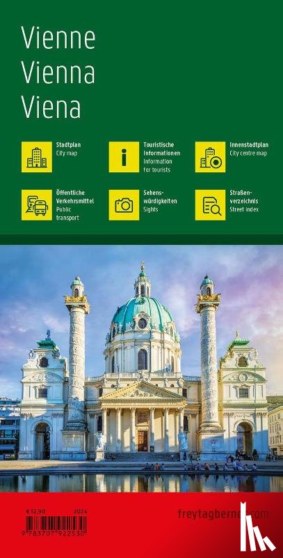 Freytag-Berndt - Vienna, City Plan 1:25.000