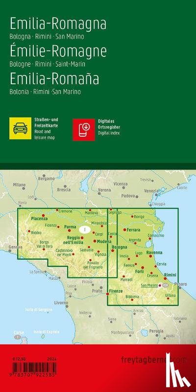  - Emilia-Romagna Road and Leisure Map
