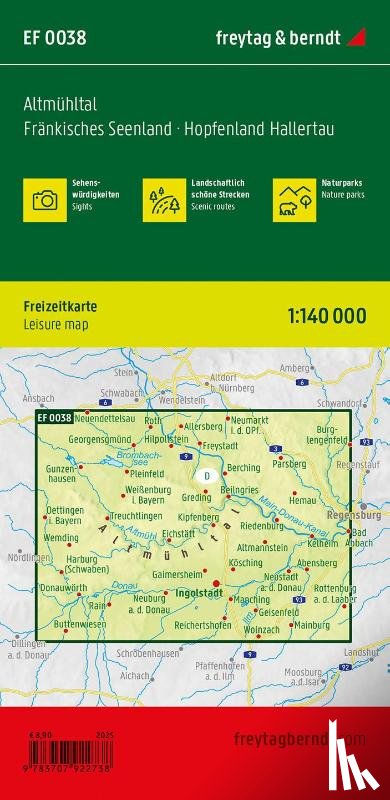 - Altmuhltal Leisure Map 1:140,000