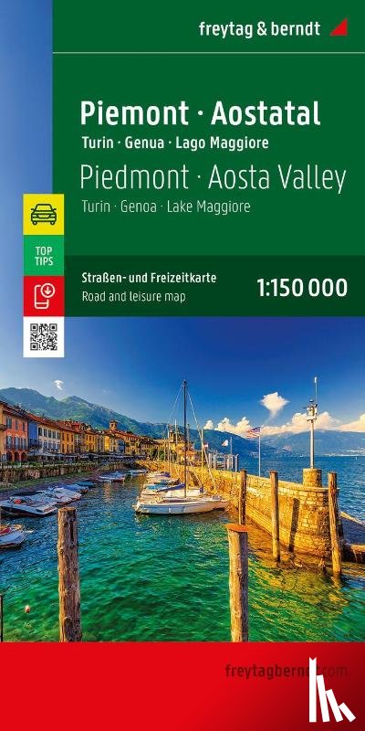  - Piedmont - Aosta Valley Road and Leisure Map
