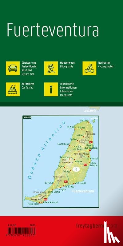  - Fuerteventura Road and Leisure Map