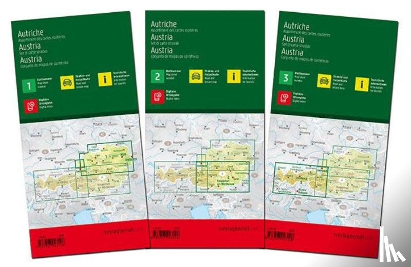  - Austria Road Map Pack 1:250,000