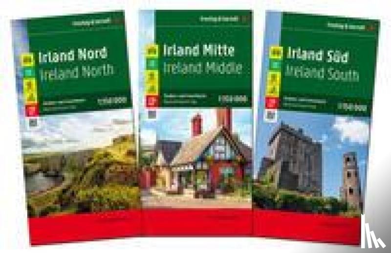  - Ireland Road Map - 3 Map Set