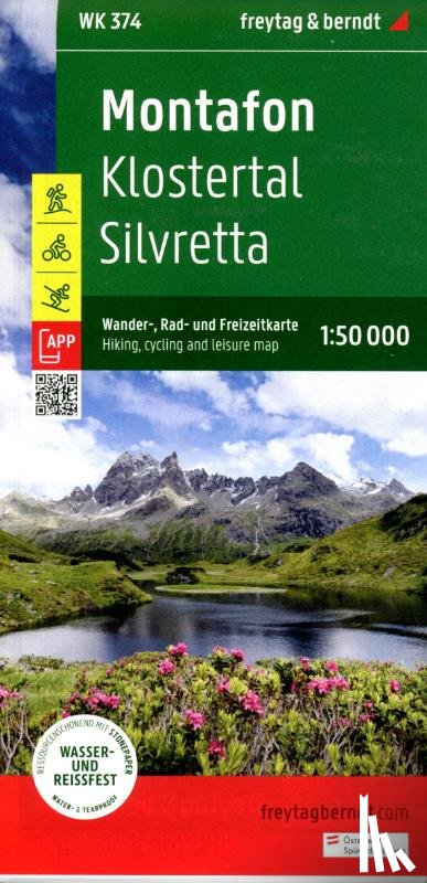 - Montafon - Klostertal - Silvretta Hiking, Cycling & Leisure Map