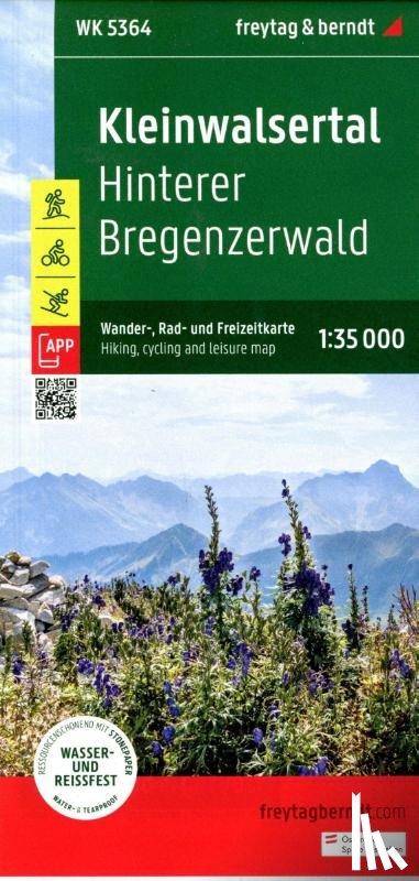  - Kleinwalsertal Hiking, Cycling & Leisure Map