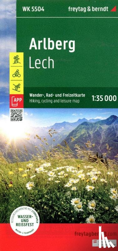  - Arlberg - Lech Hiking, Cycling & Leisure Map