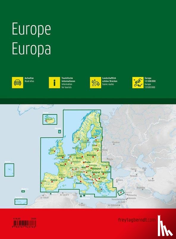  - Europe Road Atlas 2025