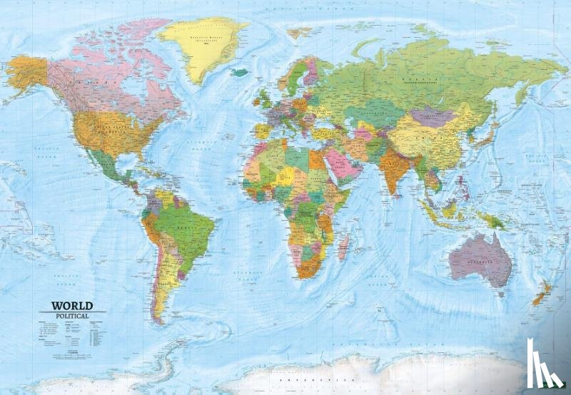  - freytag & berndt Poster World map XXL, english 1:15 Mio.
