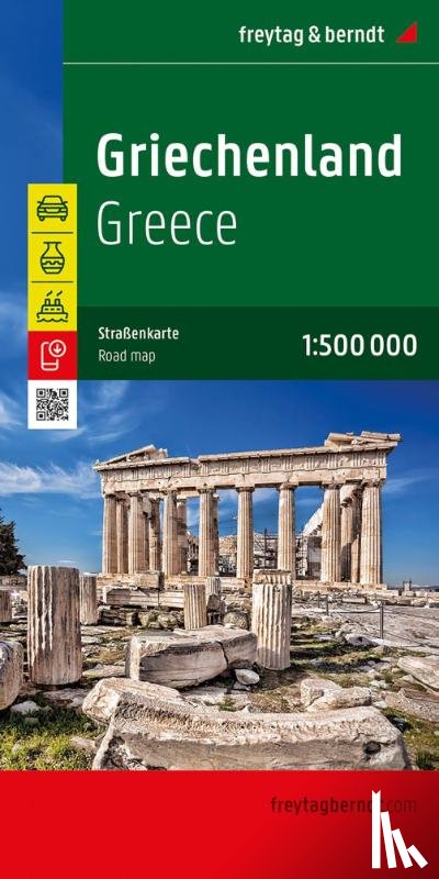  - Griechenland, Straßenkarte 1:500.000, freytag & berndt