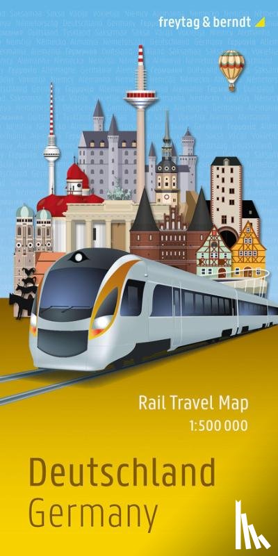  - freytag & berndt Rail Travel Map Deutschland 1:500.000