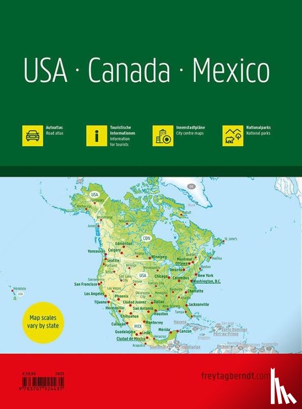  - USA - Canada - Mexico Road Atlas 2026/2027
