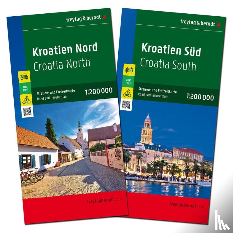  - freytag & berndt Straßenkarte Kroatien Set 1:200.000