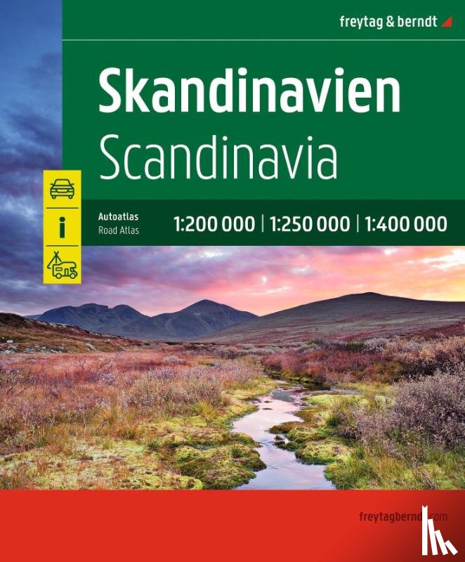  - Scandinavië Wegenatlas F&B