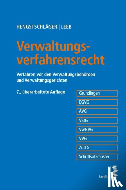 Hengstschläger, Johannes, Leeb, David - Verwaltungsverfahrensrecht