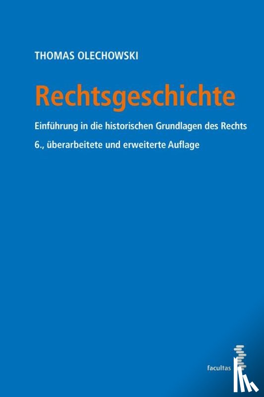 Olechowski, Thomas - Rechtsgeschichte