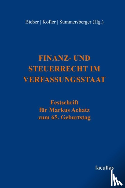  - Finanz- und Steuerrecht im Verfassungsstaat