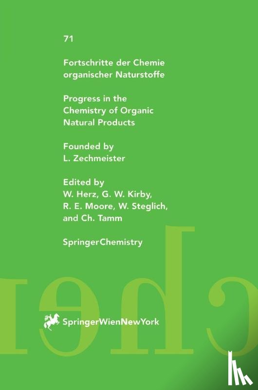  - Fortschritte der Chemie organischer Naturstoffe / Progress in the Chemistry of Organic Natural Products