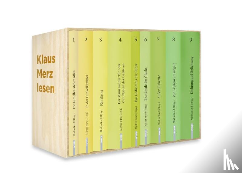 Merz, Klaus - Klaus Merz. Werkausgabe in neun Bänden