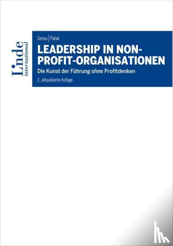 Simsa, Ruth, Patak, Michael - Leadership in Non-Profit-Organisationen