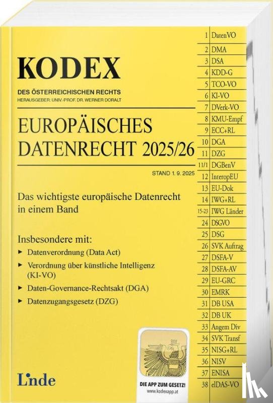 Dörnhöfer, Stefanie - KODEX Europäisches Datenrecht 2025/26