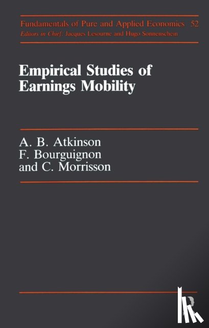 Atkinson, Anthony Barnes, Morrisson, C., Bourguignon, F. - Empirical Studies Of Earnings