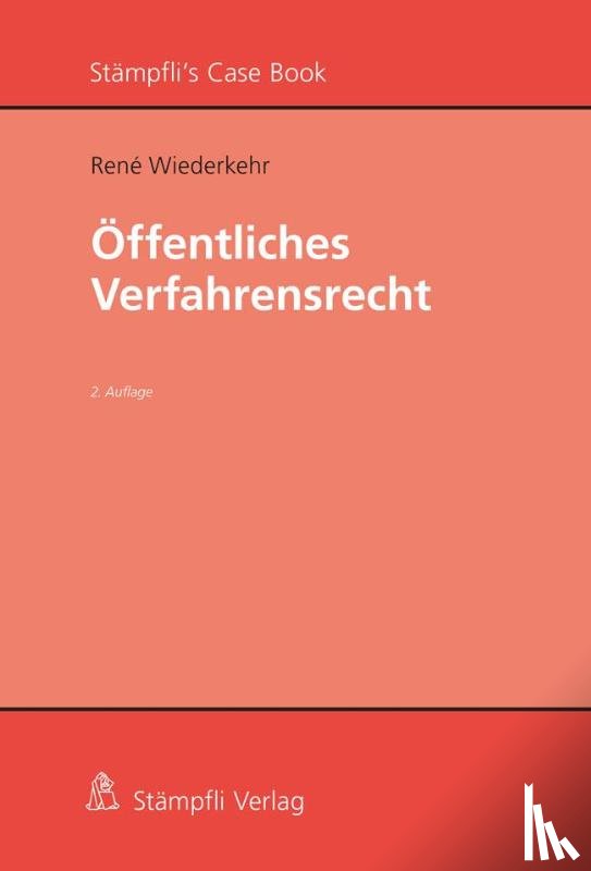 Wiederkehr, René - Öffentliches Verfahrensrecht
