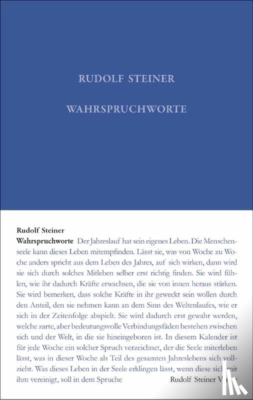 Steiner, Rudolf - Wahrspruchworte