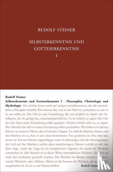 Steiner, Rudolf - Selbsterkenntnis und Gotteserkenntnis 1