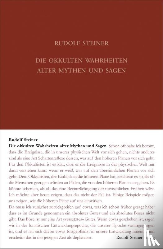 Steiner, Rudolf - Die okkulten Wahrheiten alter Mythen und Sagen