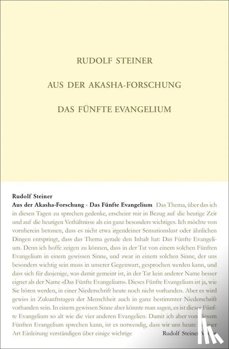 Rudolf, Steiner - Aus der Akasha-Forschung