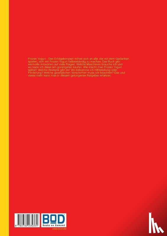 Senkbeil, Andreas - Frozen Yogurt