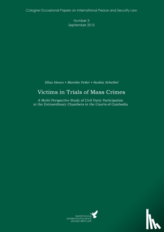 Hoven, Elisa, Feiler, Mareike - Victims in Trials of Mass Crimes