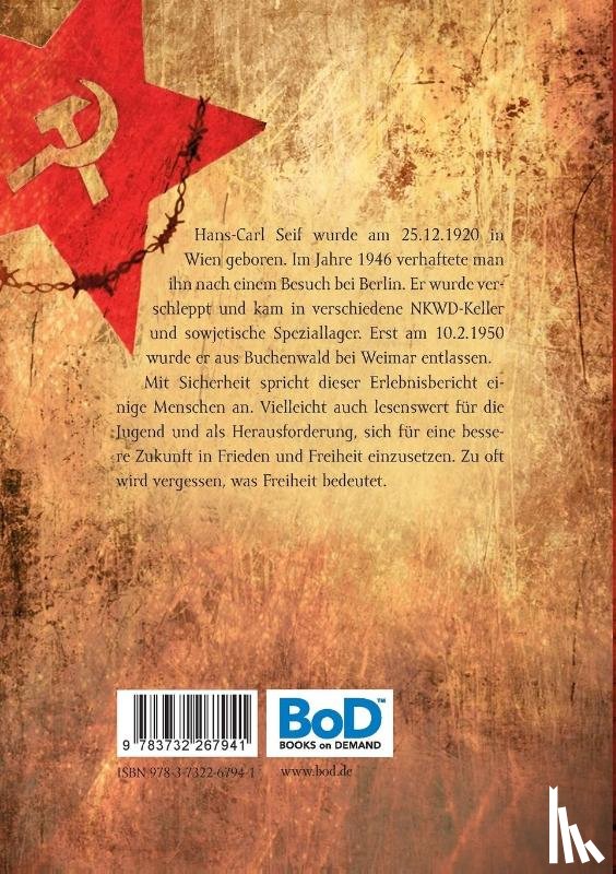 Seif, Hans-Carl - Ich war in Deutschland vermisst