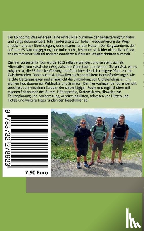 Duckers, Andre - Alpenuberquerung Oberstdorf - Meran