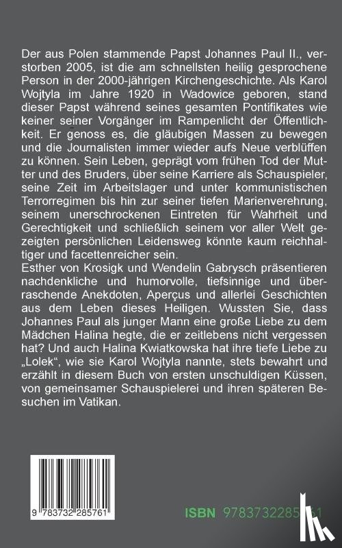 Krosigk, Esther Von, Gabrysch, Wendelin - Heiliger Papst Johannes Paul II.