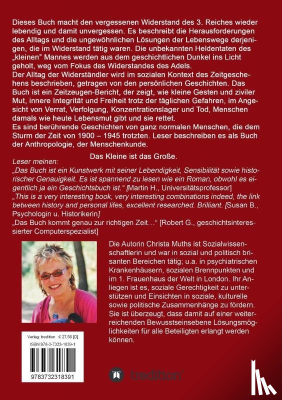 Muths, Christa - Der (Un-)Vergessene Widerstand