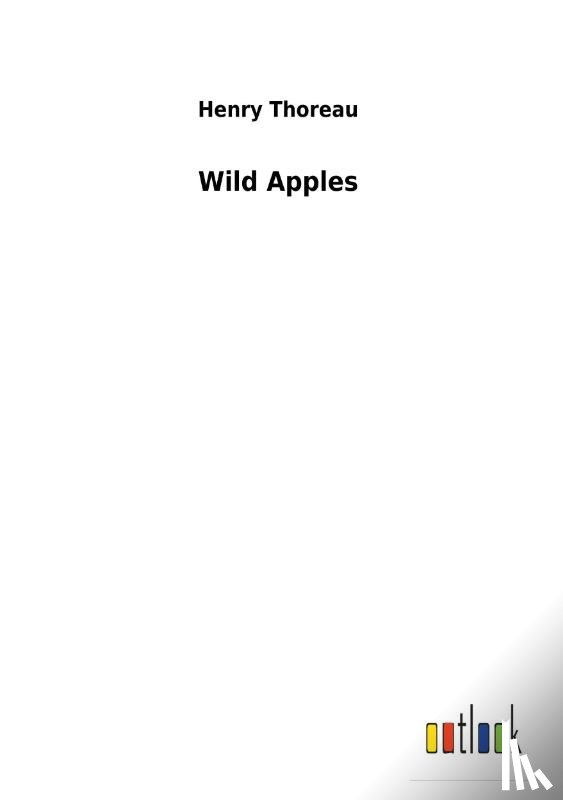 Thoreau, Henry - Wild Apples