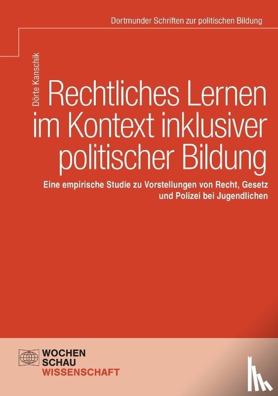 Kanschik, Dörte - Rechtliches Lernen im Kontext inklusiver politischer Bildung
