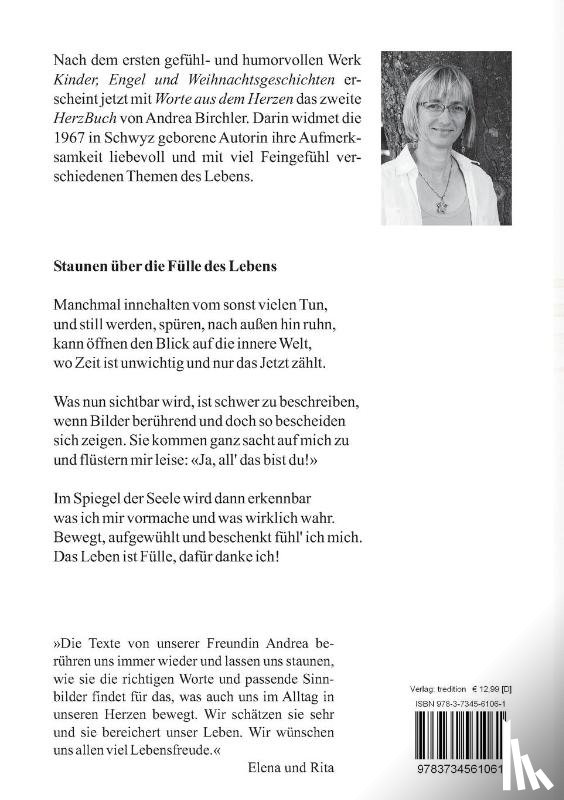 Birchler, Andrea - Worte aus dem Herzen