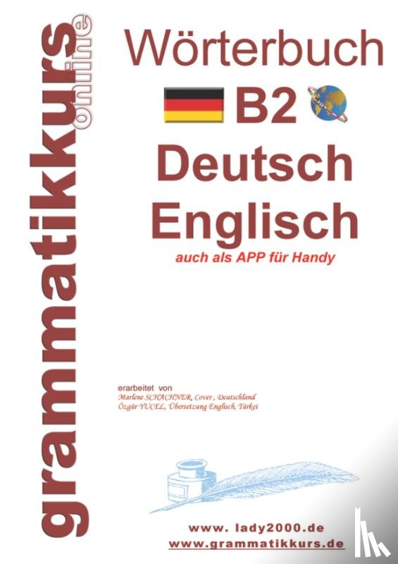 Schachner, Marlene - Woerterbuch B2 Deutsch - Englisch