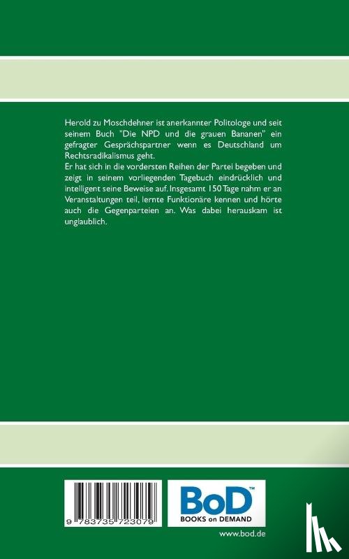 Moschdehner, Herold Zu - AfD - Die neue rechte Gefahr?