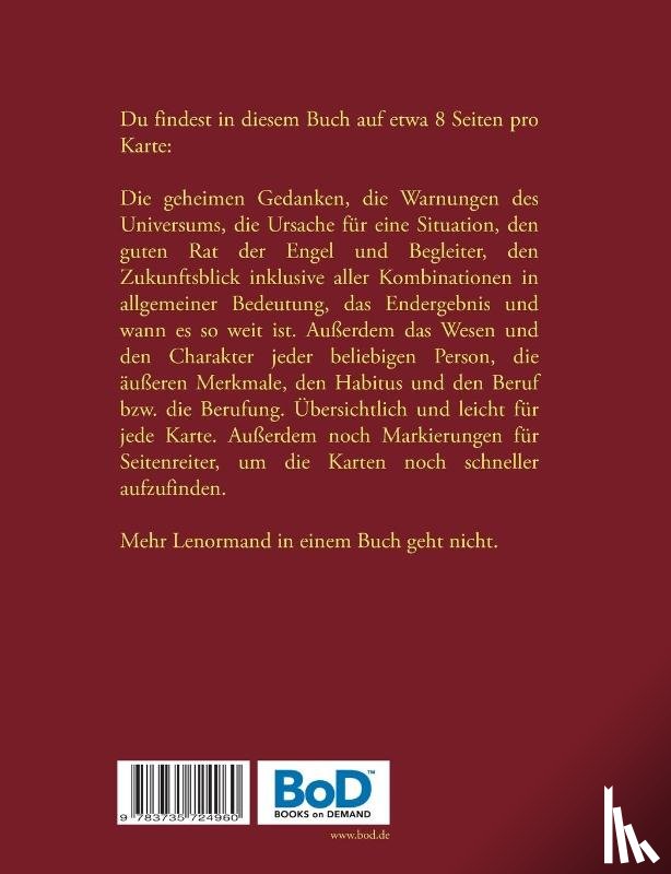 Benoir, Anna - Lenormand- Matrix