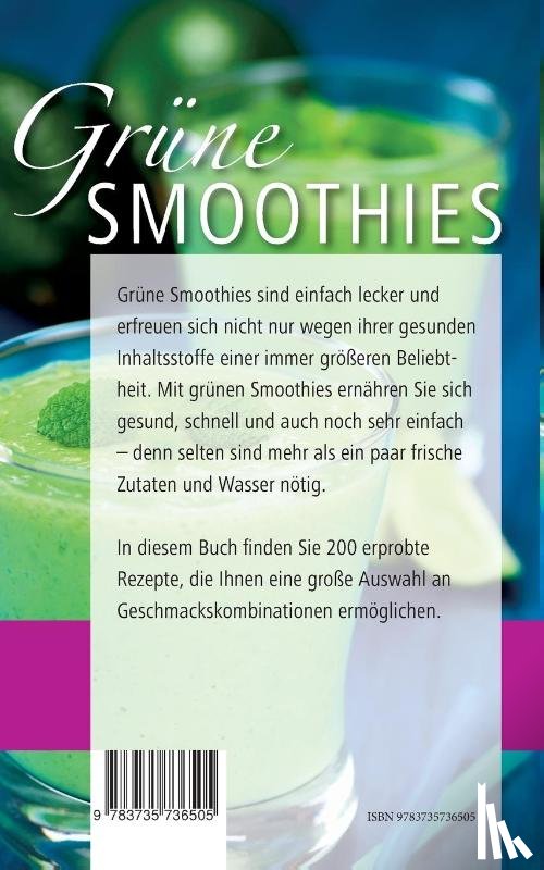 Anderson, Alice - Grune Smoothies - 200 Rezepte