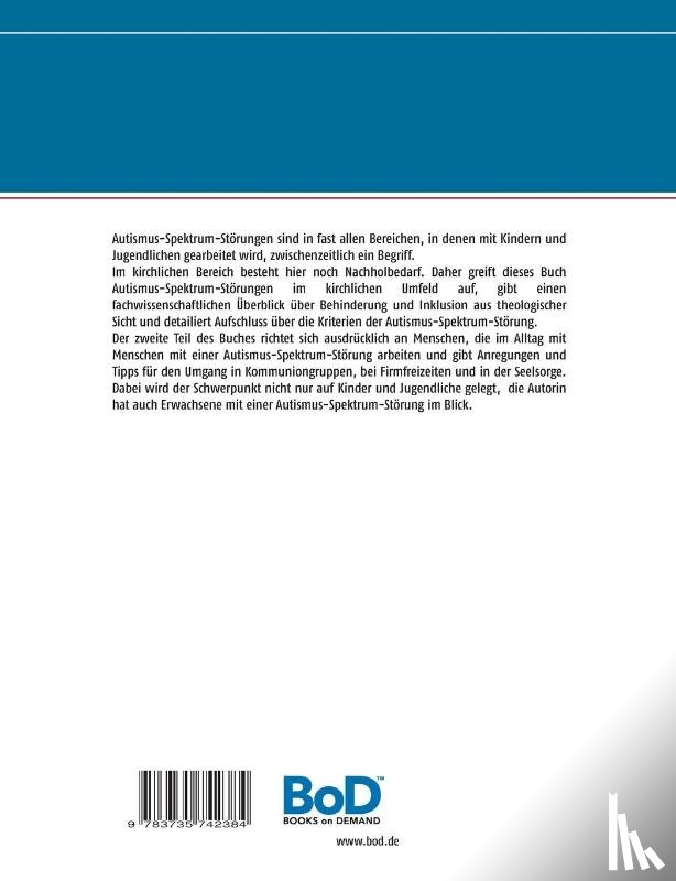 Moser, Katrin - Autismus-Spektrum-Stoerungen im kirchlichen Umfeld