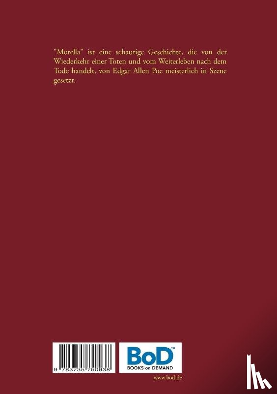 Poe, Edgar Allan - Morella