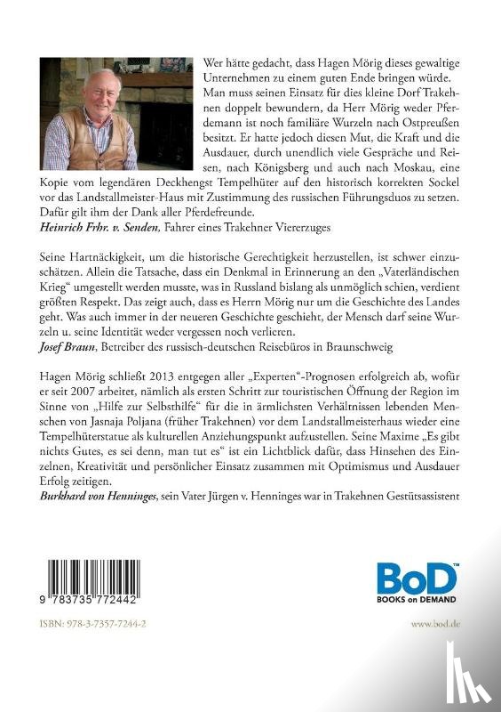 Moerig, Hagen - Tempelhuter 2013 - von Moskau zuruck nach Trakehnen