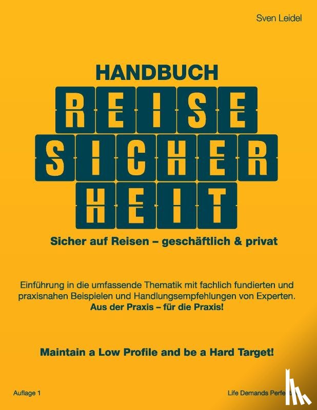 Leidel, Sven - Handbuch Reisesicherheit