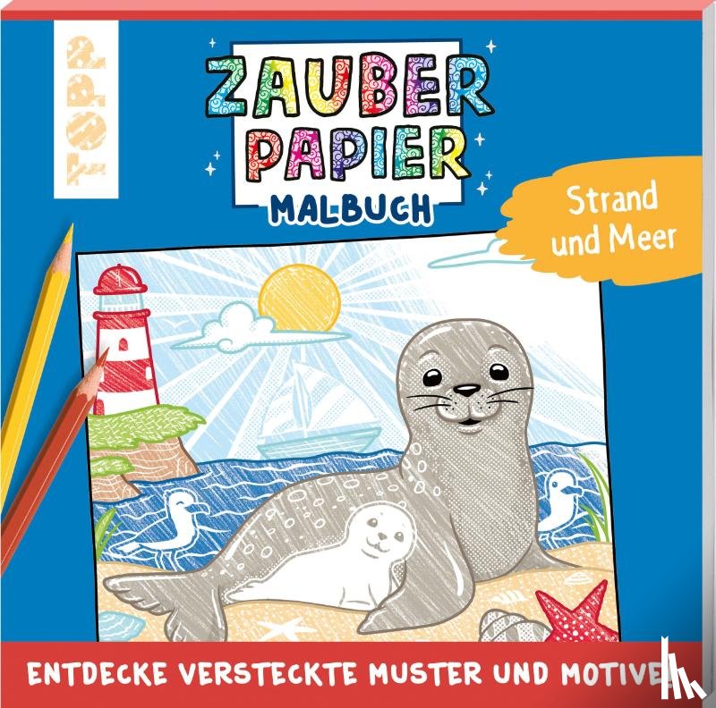 Pitz, Natascha - Zauberpapier Malbuch Strand und Meer