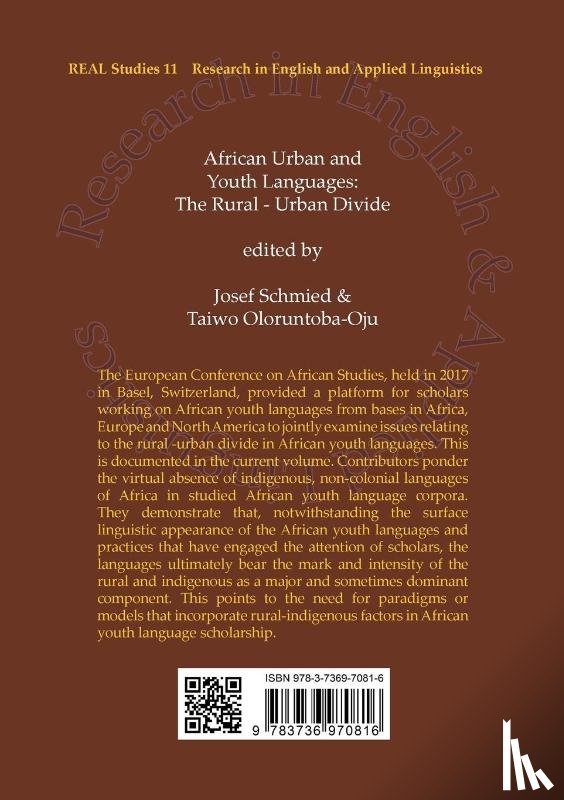  - African Urban and Youth Languages (Band 11)